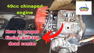 How to install rocker arm on 4 stroke engine how to engine timing Engine top dead center FELINAWAN [upl. by Ammeg]