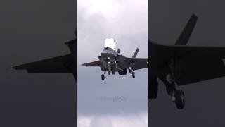 RAF F35B Lightning Demo showing off its hover capabilities shorts airshow F35 airshow [upl. by Moorish]