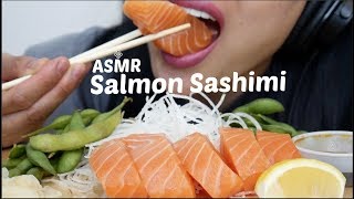 ASMR Salmon Sashimi  Edamame EATING SOUNDS NO TALKING  SASASMR [upl. by Asila]