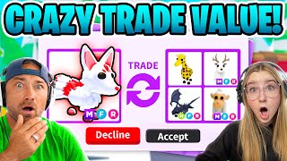 Trading The BEST NEW WINTER MEGA in Adopt ME Roblox [upl. by Vasquez956]