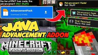 Advancements Addon For Mcpe 120 [upl. by Nozicka]