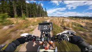 KTM 500 EXC Rally build  Enduro practise [upl. by Macguiness]