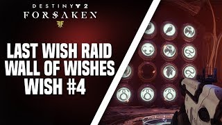 Destiny 2 Wall of Wishes  4th Wish Guide Warp To Second Encounter Shuro Chi amp Free Chest [upl. by Assirk]