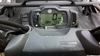 Yamaha Grizzly 700 QUAD Controls ATV [upl. by Lilyan]