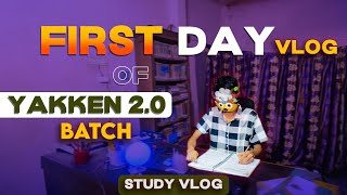 YAKEEN 20 FIRST DAY VLOG  NEET Aspirant 2025 STARTING PREP  Unpredictable journey [upl. by Lowis769]