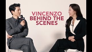 VINCENZO  Song Joongki and Jeon Yeobeen behind the scenes [upl. by Ical]