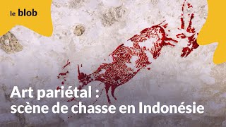 Art pariétal  la plus ancienne scène de chasse découverte en Indonésie  Actu de science [upl. by Honey]