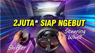 519 STEERING WHEEL termurah terlengkap PERSIS ASLI LOH Ft thrustmaster stir mobil game T300rs T80 [upl. by Bugbee]