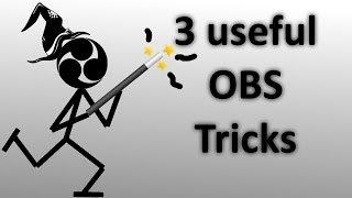 3 USEFUL OBS TRICKS   countdown timer gif image no accidents [upl. by Cristin]