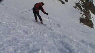 Les Deux Alpes offpiste skiing Clots de Chalance [upl. by Gilberto328]