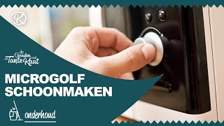 Hoe je microgolfoven reinigen  De Gouden Raad van Tante Kaat [upl. by Nathanson5]