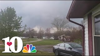 Video shows tornado forming in Sunbright area on April 2 [upl. by Smart960]