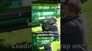 John Deere Net Wrap Tips johndeere roundbaler JohnDeere [upl. by Ingeborg838]