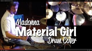 Madonna  Material Girl Drum Cover [upl. by Bromleigh268]