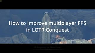 30 FPS Multiplayer and 16 Campaign Players Patch  Lord of the Rings Conquest [upl. by Cowan]