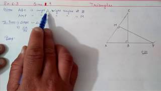 Chapter6 Ex63 Q78910 Triangles  Ncert Maths Class 10  Cbse [upl. by Jeffrey657]