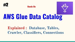 AWS Glue Data Catalog  Glue Database Crawler Connections Classifiers explained  Glue tutorial2 [upl. by Eduino]