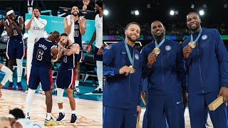 Steph Curry amp LeBron James From Rivals to Gold Medal Teammates at the 2024 Olympics 🏀🥇 [upl. by Greeson288]