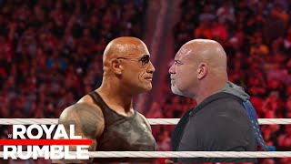 WWE October 22024  Goldberg Vs The Rock  Royal Rumble Full Match [upl. by Drahsir]