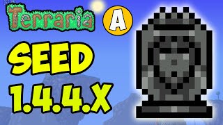 Terraria how to get Queen Statue FAST NEW SEED for 1449 [upl. by Amiel212]