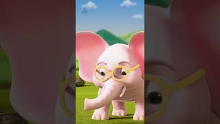 Ek Mota Hathi एक मोटा हाथी Elephant Cartoon Song viral hindipoem animals kidssong trending [upl. by Zins]