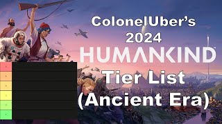 2024 Humankind Ancient Era Tier List [upl. by Mashe]