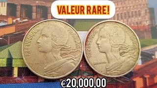 MOST VALUABLE FRENCH COINS IN THE MARKET 1962  1964 COINS OLD VALUE [upl. by Ahcilef]