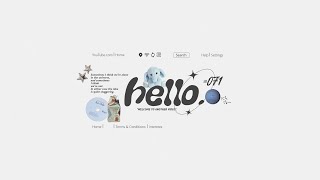 cute aesthetic Intro amp Outro templates kind of blue  FREE FOR USE [upl. by Dorfman]