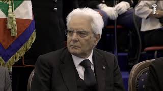 Mattarella al cambio del Capo di Stato Maggiore della Difesa [upl. by Roderick]