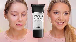 Smashbox Photo Finish Primer Review amp Wear Test [upl. by Fitalludba]