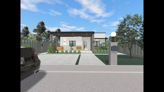 Small House 10X10 m 2 Bedroom and a Car Garage [upl. by Rendrag]