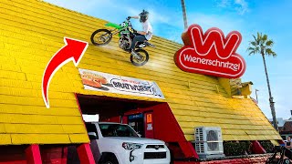 Dirt Bike vs Wienerschnitzel  Buttery Vlogs Ep266 [upl. by Lledualc]