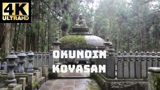 4K UHD Okunoin Cemetery  Koyasan Japan 奥の院墓地 [upl. by Llehsar902]