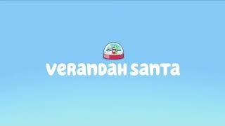 Bluey verandah santa title screen [upl. by Ayat]