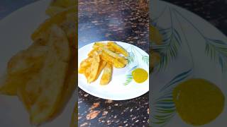 French fries recipe🥔🤤 youtubeshorts food ytshorts [upl. by Akinam]