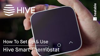 Hive Smart Thermostat Instructions  Step By Step Guide [upl. by Samohtnhoj]