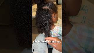 DIY Flaxseed Gel PrePoo for Natural Hair  Before amp After Results  ASMR [upl. by Azil949]