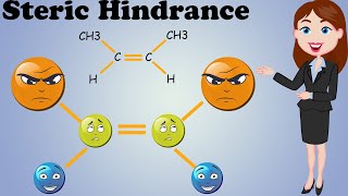 Steric Hindrance  HINDI explanation  basics of organic chemistry [upl. by Neukam]