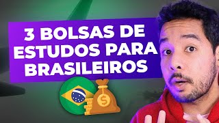 3 BOLSAS DE ESTUDOS QUE TODO BRASILEIRO PODE CONQUISTAR  estudar no exterior [upl. by Lebisor987]