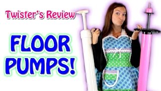 FLOOR PUMP REVIEW  FILBERT VS AIRCRAFT BALLOON PUMPS [upl. by Yard554]