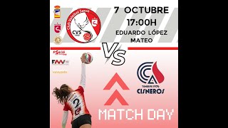 Primera División Femenina  J1  Voley Sanse Live Vuvuzela  Cisneros Alter Tenerife [upl. by Sulihpoeht]