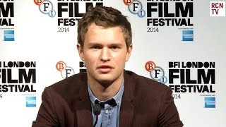 Ansel Elgort Interview  Initmacy amp The Internet  Men Women amp Children Premiere [upl. by Sturges]