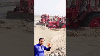 Two 510 tractors are blocking the water with stones  short ytshorts shortvideo [upl. by Malory]