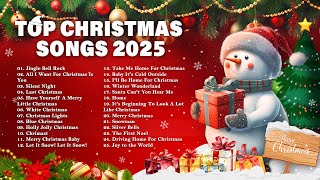 Top 25 Christmas songs of all time with Lyrics 🎄 Beautiful Christmas Music 2025 [upl. by Vanthe]