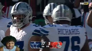 Cowboys vs Browns Reaction Yall Got It [upl. by Aisha609]