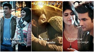 Khulke Jeene Ka Fullscreen WhatsApp Status  Arijit Singh  Khulke Jeene Ka Status  Dil Bechara [upl. by Kwarteng]