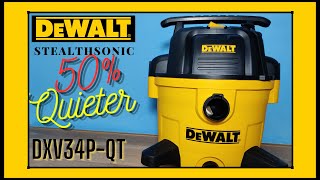 DeWalt StealthSonic Bouwstofzuiger DXV 34P QT  Beste stille nat en droog zuiger  Alles zuiger [upl. by Dnarb]