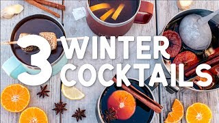 3 Winter Cocktail Recipes [upl. by Alig327]