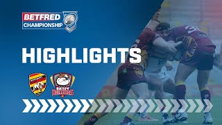 Highlights  Dewsbury Rams v Batley Bulldogs [upl. by Gibby]