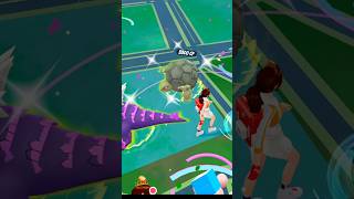 Caught duo shiny mighty Pokémon with ultimate Cp shorts mighty shiny event ultragoo evolved [upl. by Holihs]